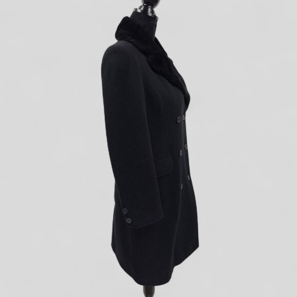 United Colors Of Benetton Wool Blend Long Coat Size XS - Picture 4 of 12